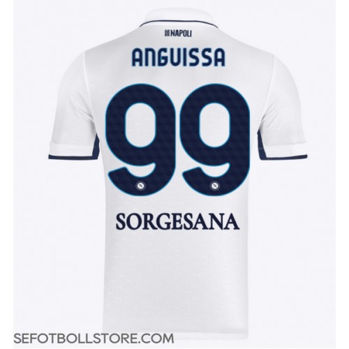 SSC Napoli Frank Anguissa #99 Replika Bortatröja 2024-25 Kortärmad